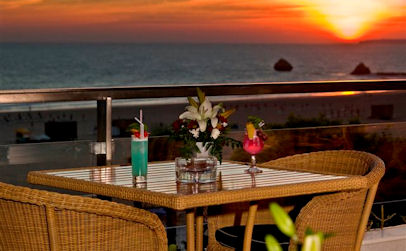 Bar at Sunset at Algarve Casino Hotel