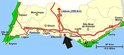 Hotel Sheraton Algarve Map