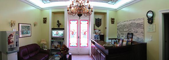 panoramic view to the Lobby of hotel d Sancho