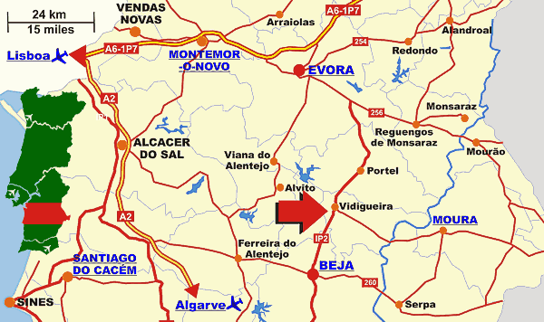 Quinta da Fé Location Map