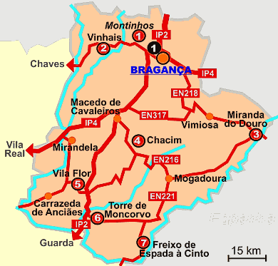 Map Of Bragana  Municipality