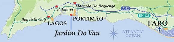 Jardim Do Vau Location Map