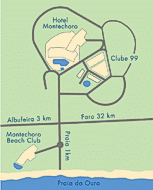 Map Montechoro Clube 99
