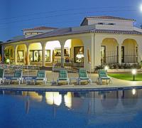 Hotel Pinus Ria Pool at Night