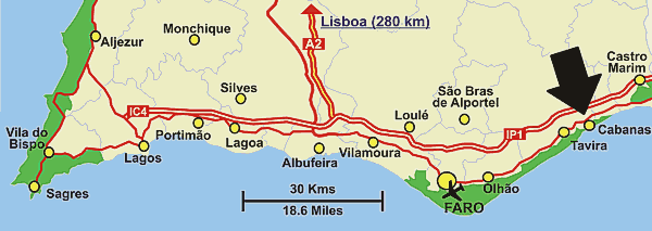 Quinta Velha Village Location Map