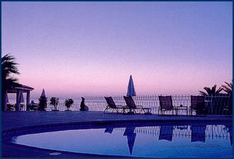 Albatroz Hotel Pool at Sunset