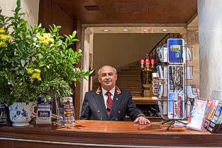 Concierge of the Avenida Palace Hotel