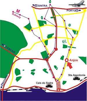 Macedo Apartments Location Map