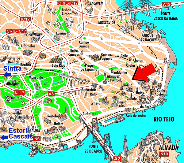 Hotel Travel Park Location Map