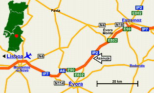 Hotel Rural Monte do Carmo Location Map