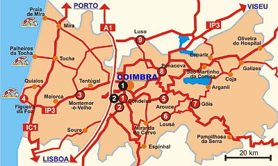 Map of Coimbra Municipality