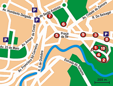 Map Of Bragança City
