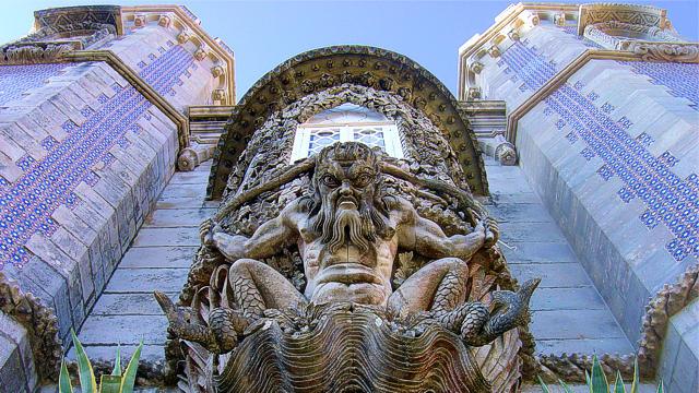 Pena Palace Triton arch symbolising the Creation