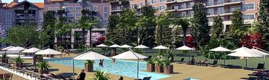 Apartments Parque Cidadela and Swimming pool